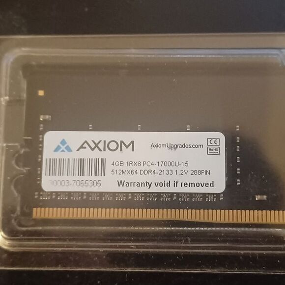 Axiom 4GB PC4-17000U DDR4-2133 288 Pin RAM MEMORY DDR4 BRAND NEW - Picture 6 of 6